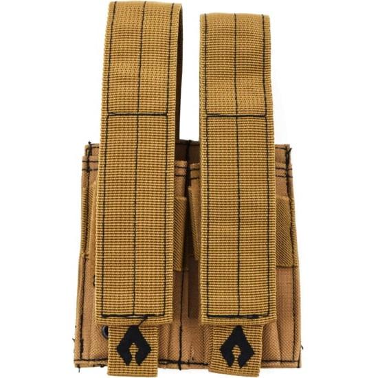 Pistol Double Mag Pouch Tan