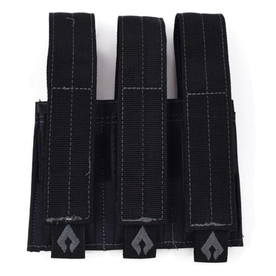 Pistol Triple Mag Pouch Black