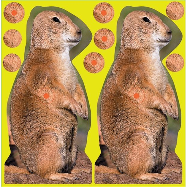 Shoot-n-c Prairie Chuck 8 Target - 12-PK