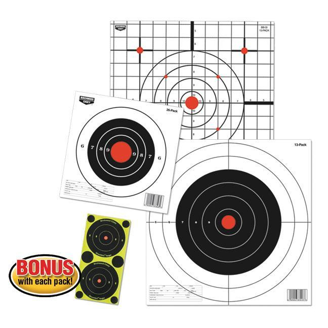 Birchwood Casey Eze-scorer 8 Bullseye Paper Target - 26 Pack