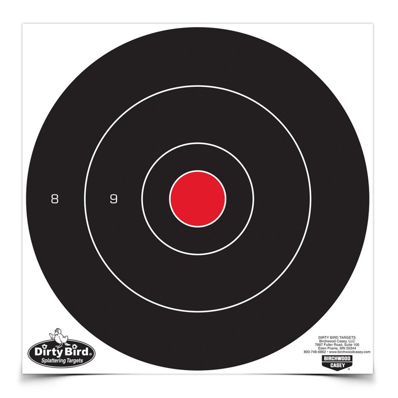 Bc Dirty Bird 12IN Bulls-eye Target - 100 Sheets