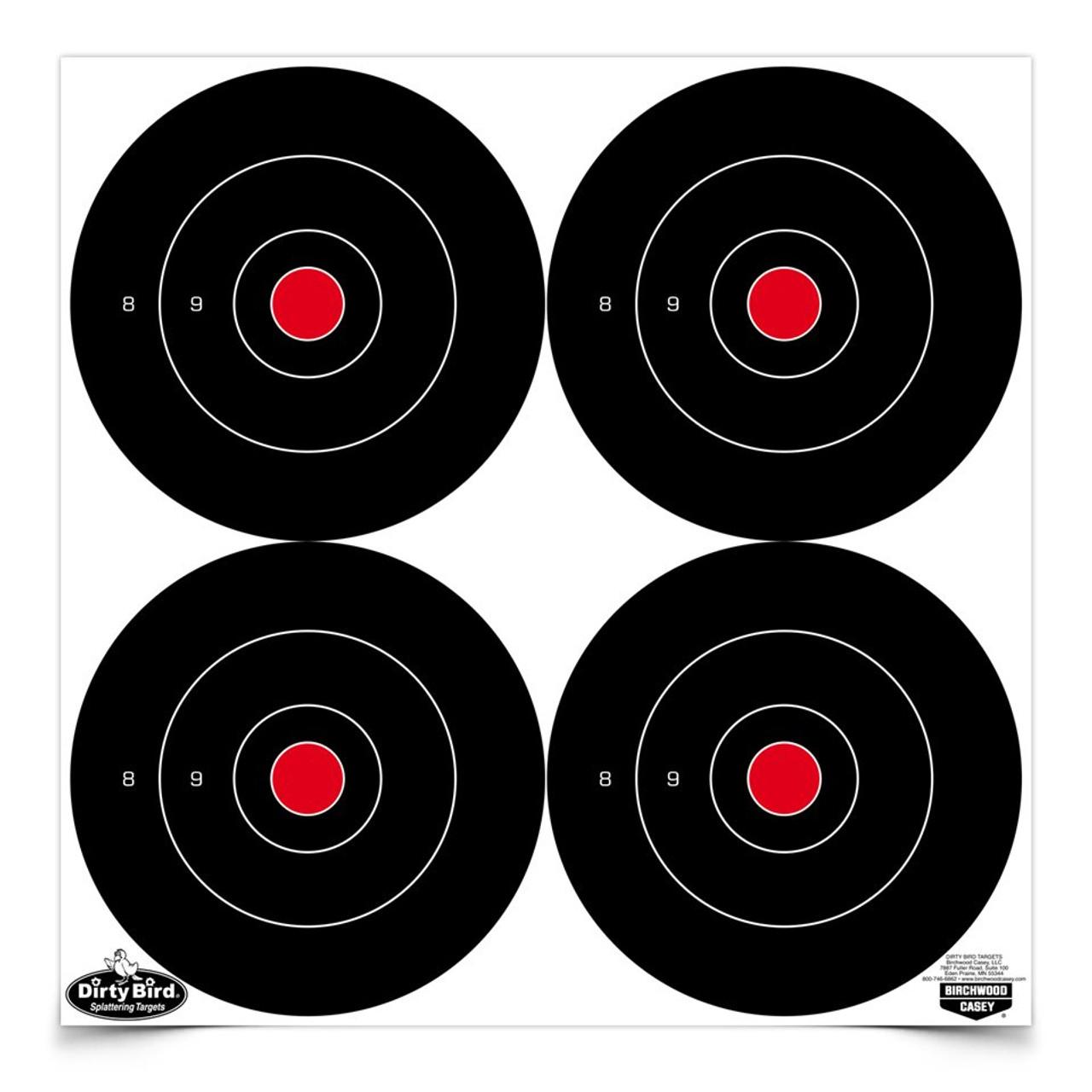 Birchwood Casey Dirty Bird 6 Bullseye Target - 100 Sheets