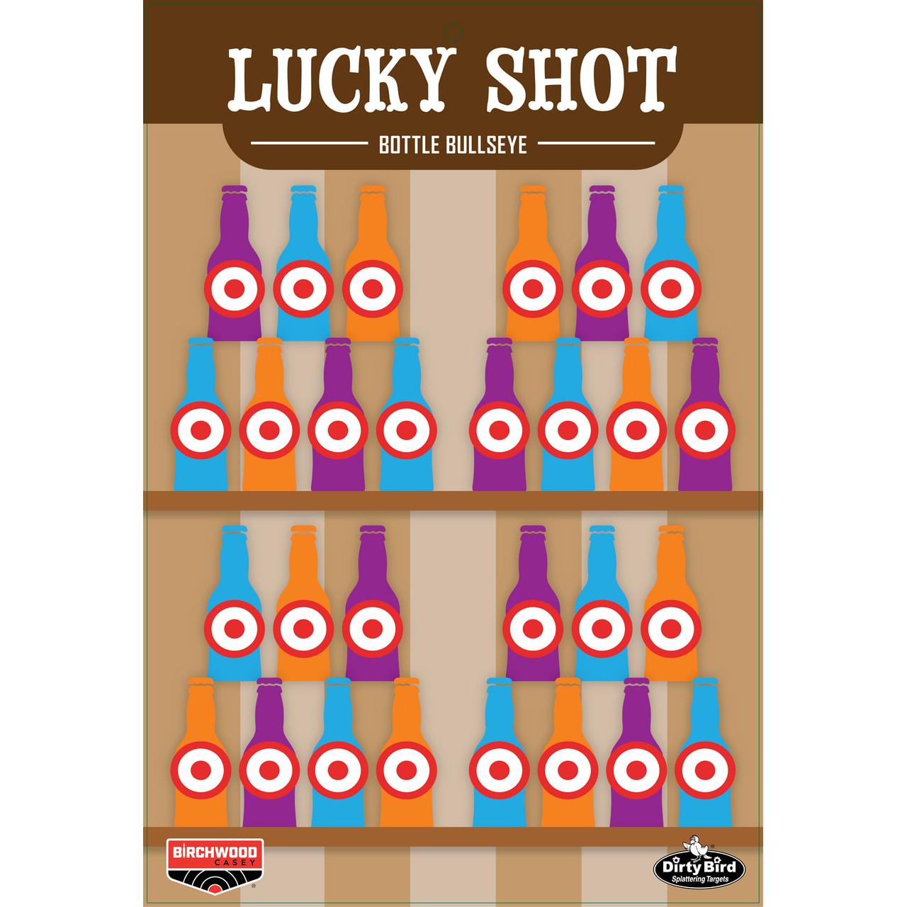 Birchwood Casey Dirty Bird 12X18 Lucky Shot Bottles 6PK