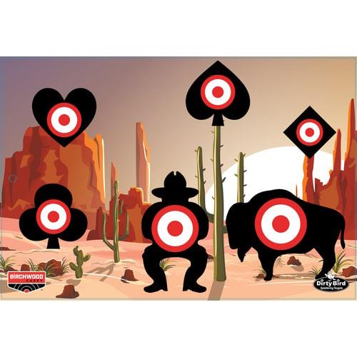 Birchwood Casey Dirty Bird Aces High 12 X 18 6-PACK Targets