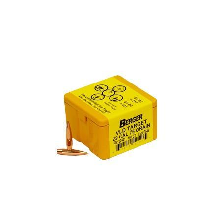 Berger 22 Cal 224DIA 75GR Target Vld