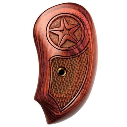 Bond Arms Extended Rosewood Grip With Laser Star