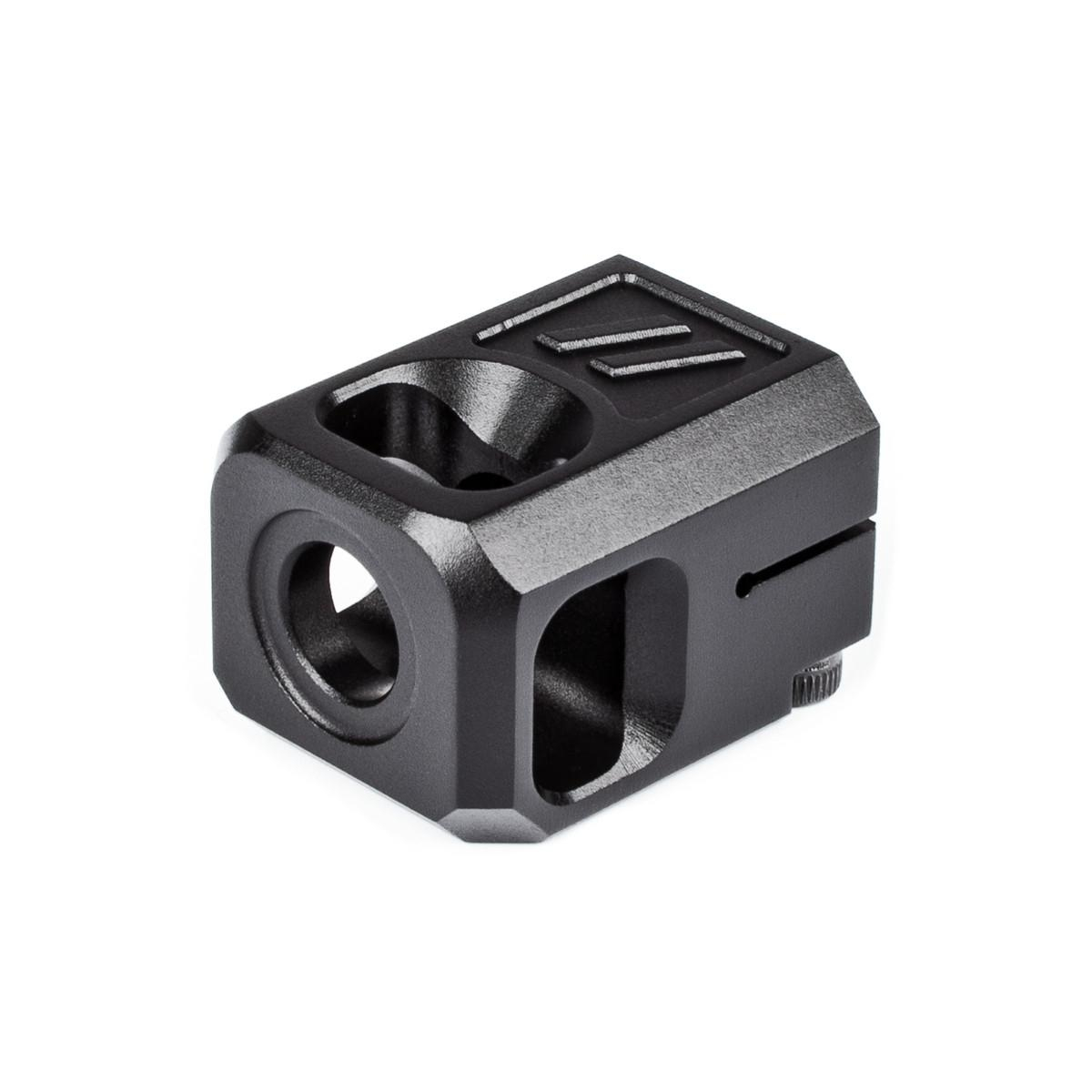 Zev Pro Compensator V2 13.5X1 Lh Threading 9MM Black