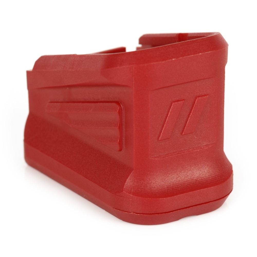 Zev Polymer +5 Basepad for Glock 17 Magazine Red