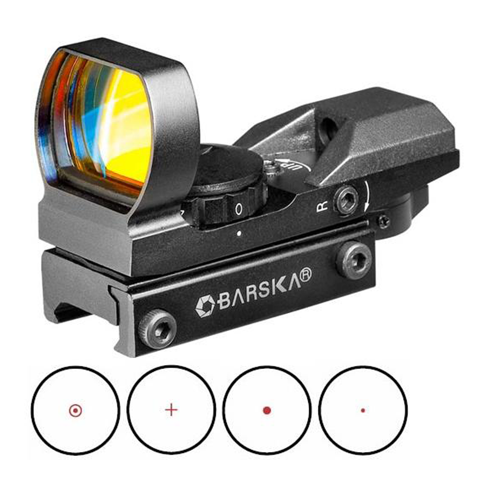 Barska Multi-reticle Electro Sight 1X 22MMX33MM