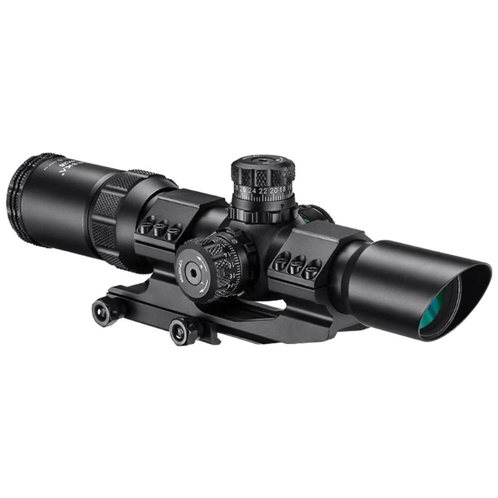 Barska Riflescope 1-4X28 30MM Ir Glass Mil Dot