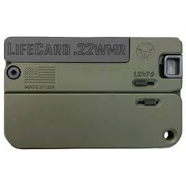 Lifecard .22WMR 1-ROUND Bazooka Green