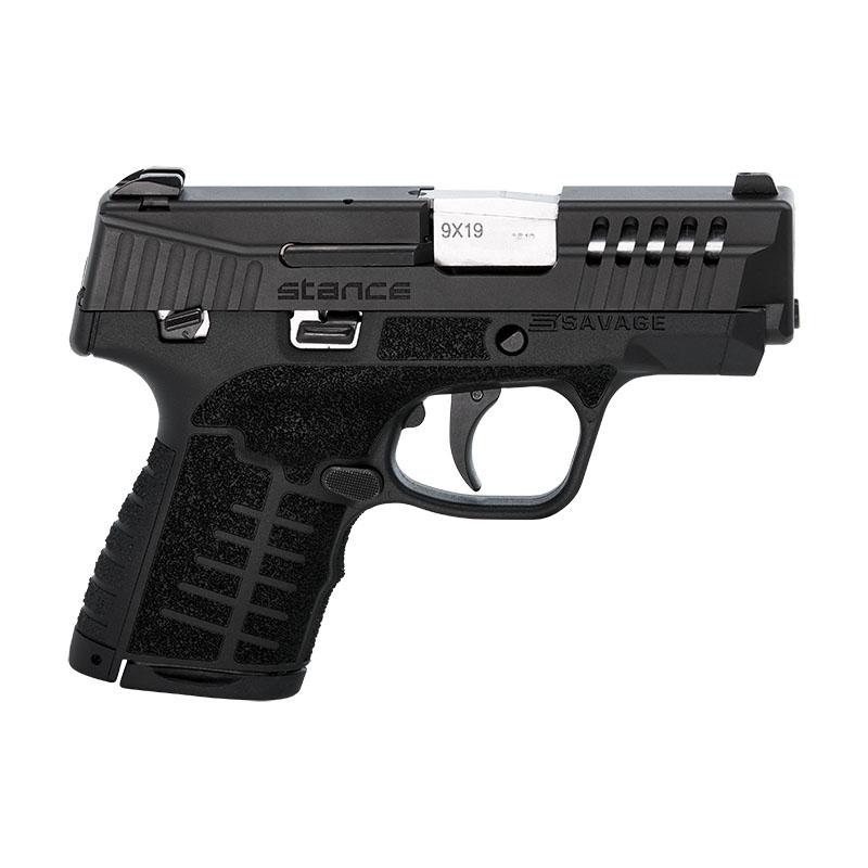 Savage Stance MC9MS 9MM 7+1/8+1 Black Micro Compact