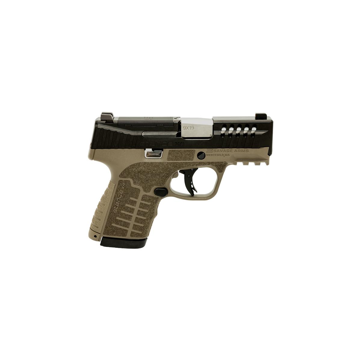 Savage Stance Xr MC9 9MM Semi Auto Pistol 13+1 Fde