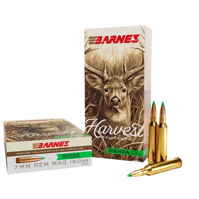 Barnes Harvest 7MM Rem Mag 150GR Tipped Gameking 20 Rnds Ammo