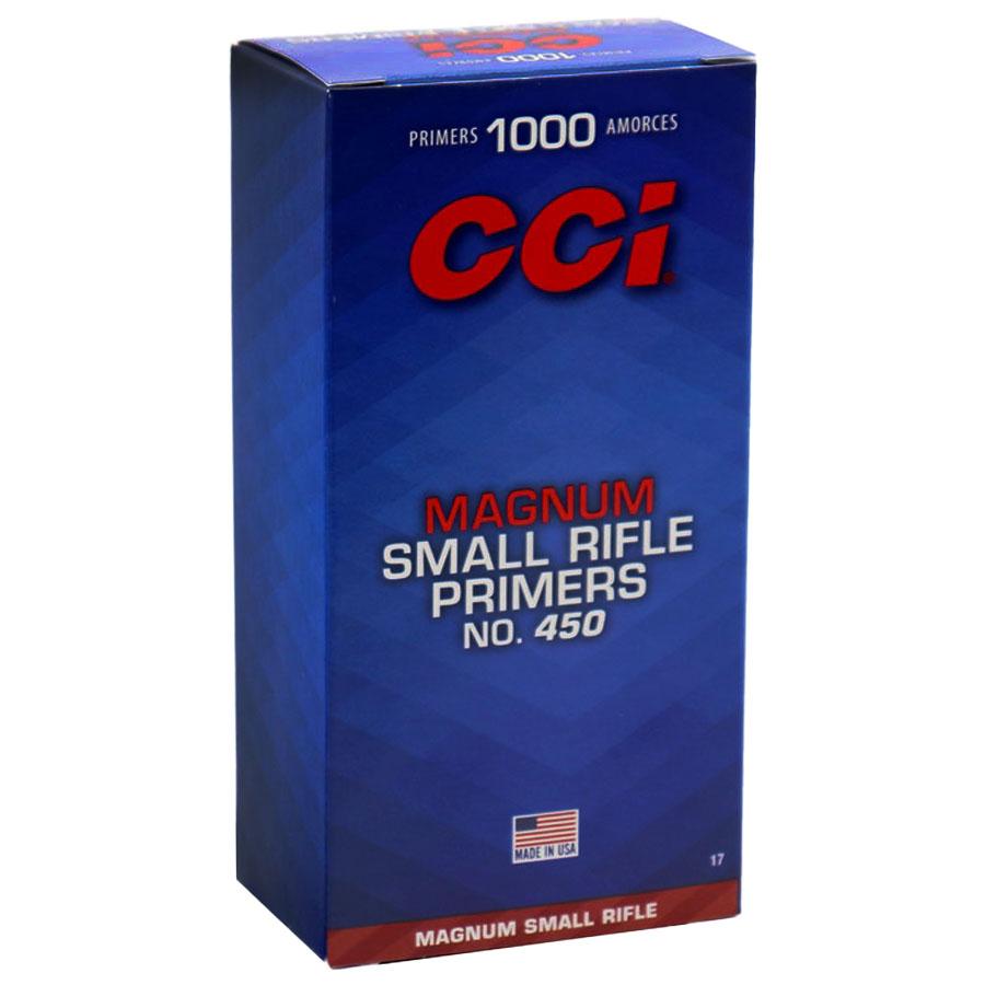Cci 450 Magnum Small Rifle Primer 1000 Ct