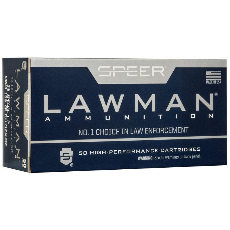 Cci 38 Spl 125GR Tmj Lawman 50RD Ammo