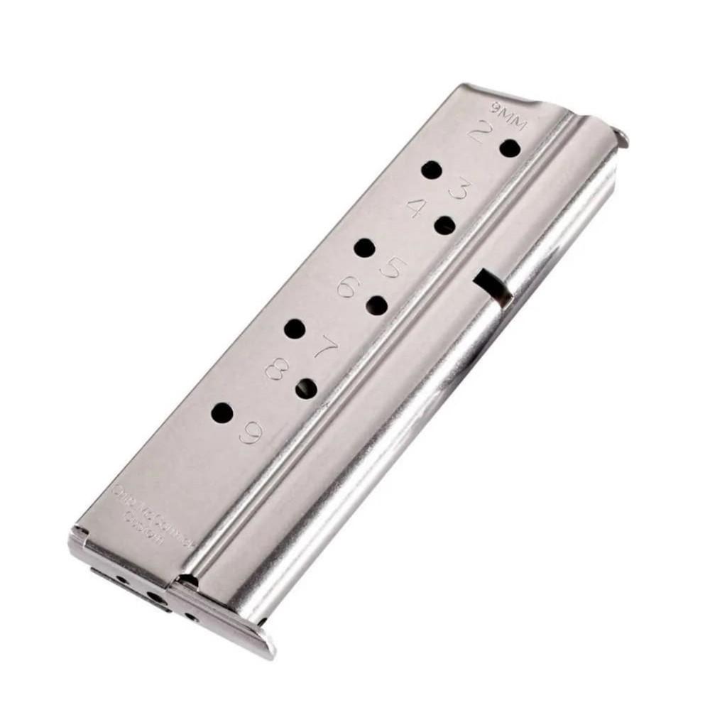 Chip Mccormick Match Grade 9MM Full-size 9 Round Stainless Magazine