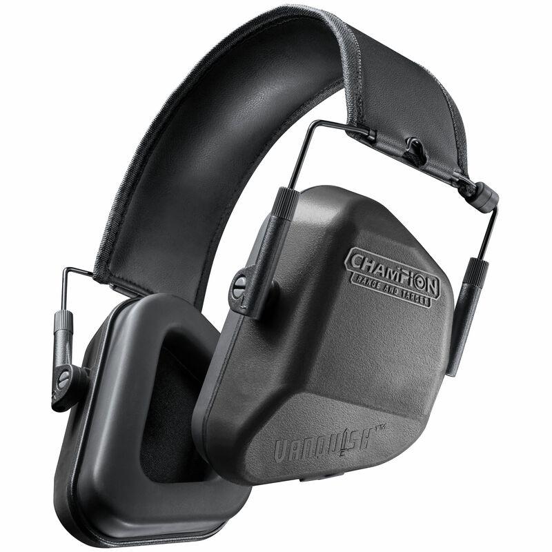 Champion Vanquish Passive Ear Muff Black 24 Nrr