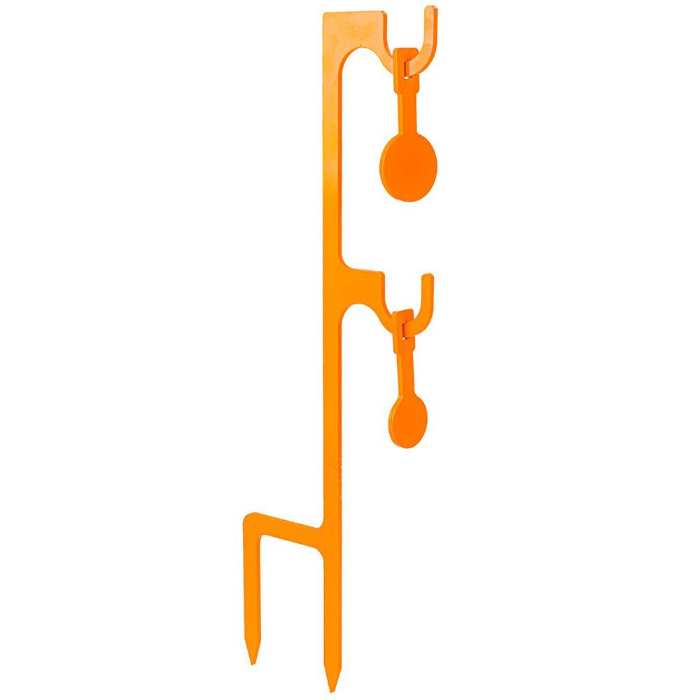 Impact Steel Double Hanger Stake & Targets - Rimfire Orange Box