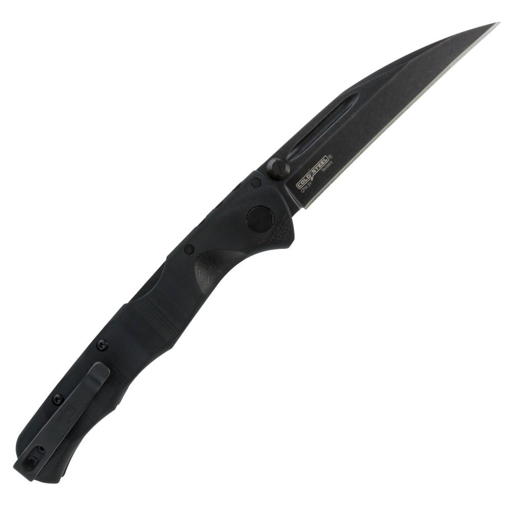 Cold Steel Frenzy Ii 3.5 Sheepsfoot Blade Black G10 Handle