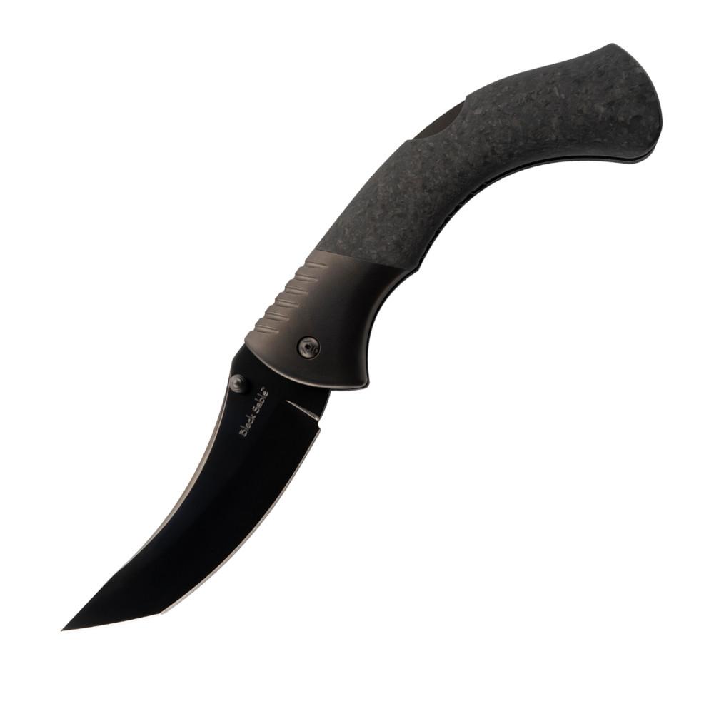 Cold Steel Black Sable 4.2 Tanto Blade Carbon Fiber Handle