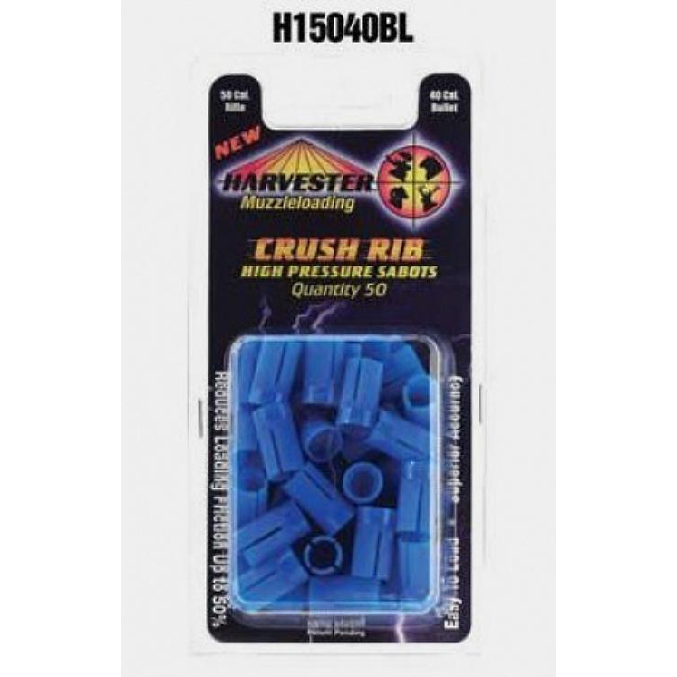 Harvester Muzzleloading 50 Cal. Crushed Rib Sabot 50 Pack