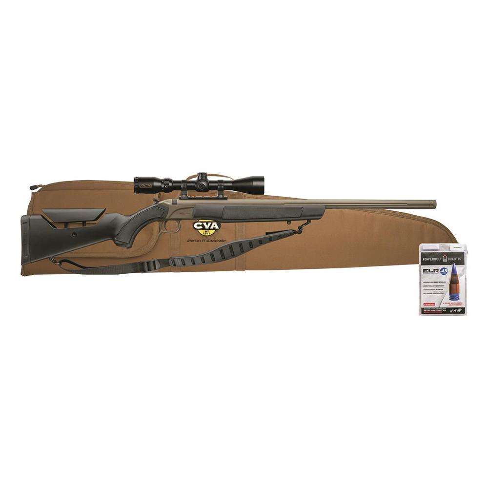 Cva Accura Lr-x Muzzleloader Package .50 Cal 30 Fde/black