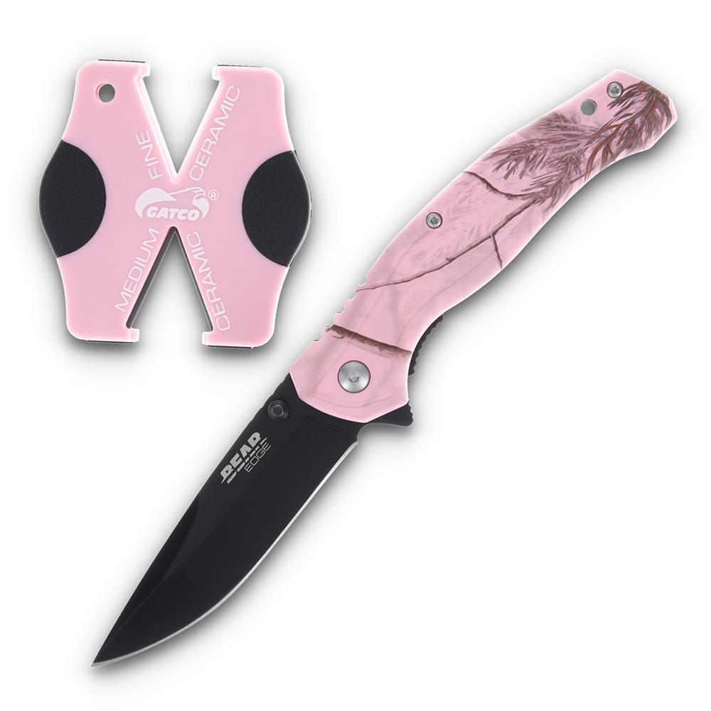 Bear & Son Brisk 2.0 Sharpener Combo Pink Camo