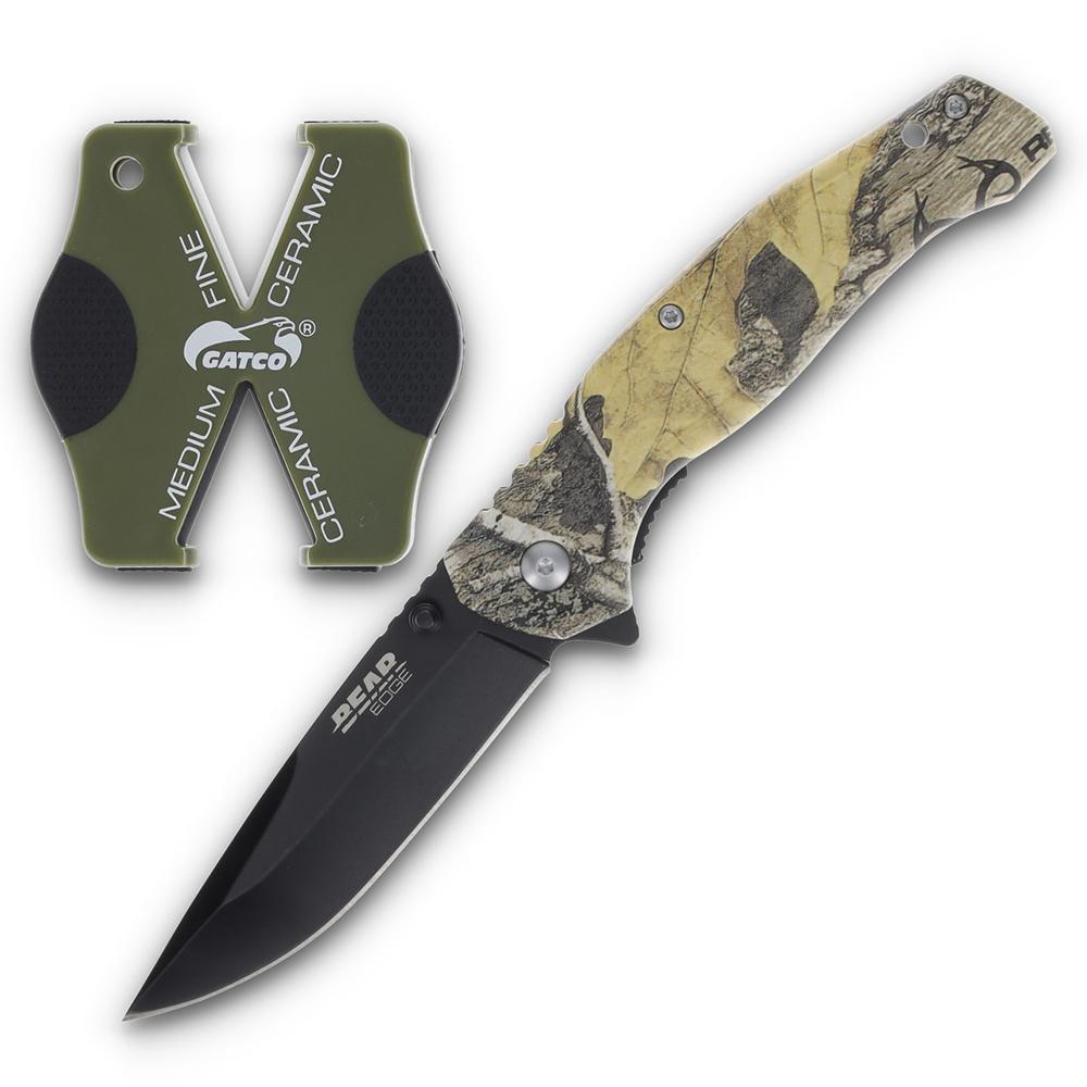 Bear & Son Brisk 2.0 Sharpener Combo Brown Camo