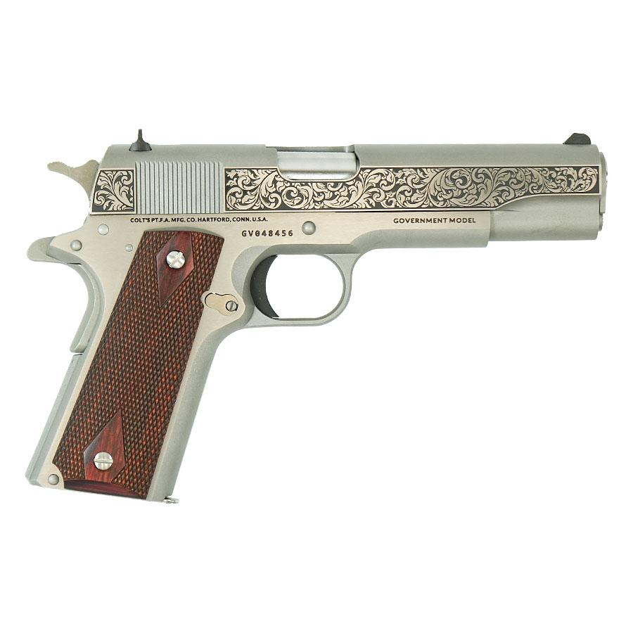 Colt Government .45 Acp 7-ROUND 5 Stainless Steel Handgun