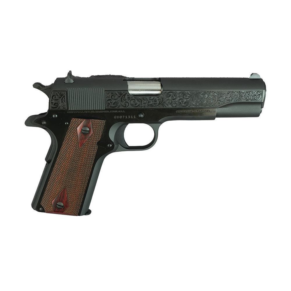 Colt Govt Model .45 Acp 5 7RD Blued Filigree Frame