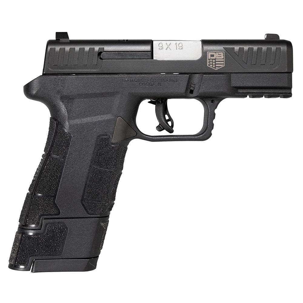Diamondback AM2 9MM Sub-compact 17+1 Pistol Black