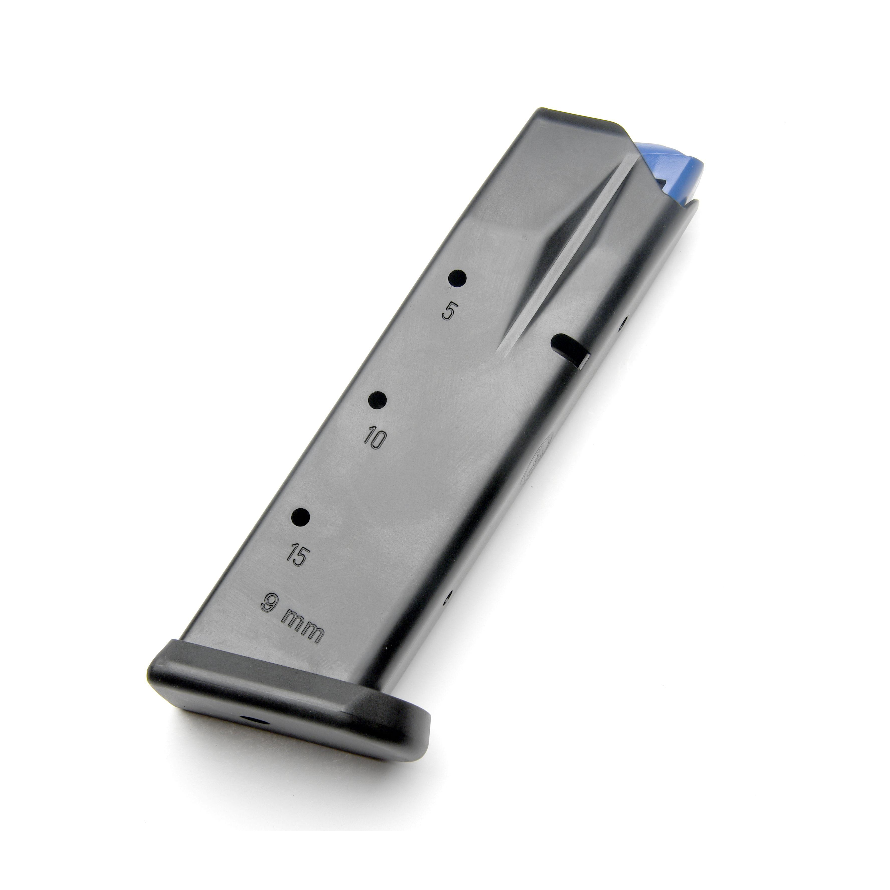 Cz 75 Compact Pistol Magazine 9MM 15RD Blued Steel
