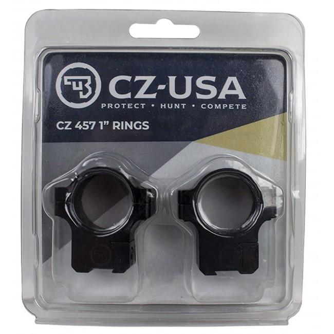 Cz 457/455 Scope Rings 1IN 11MM Dovetail Matte Black