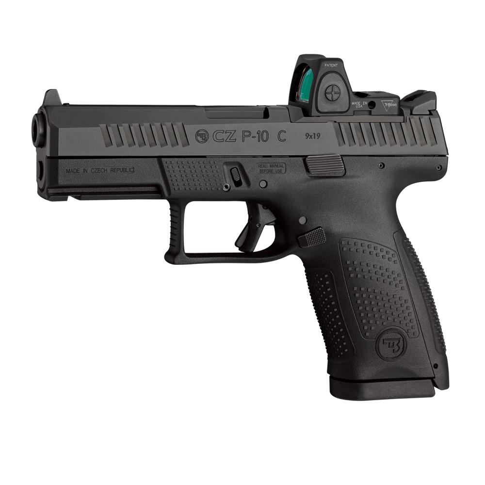 Cz P-10 C Optics Ready 9MM 15+1 Black Polymer Frame