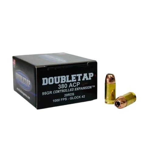 Double Tap 380 Acp 95GR Jhp 20 Rds Ammunition