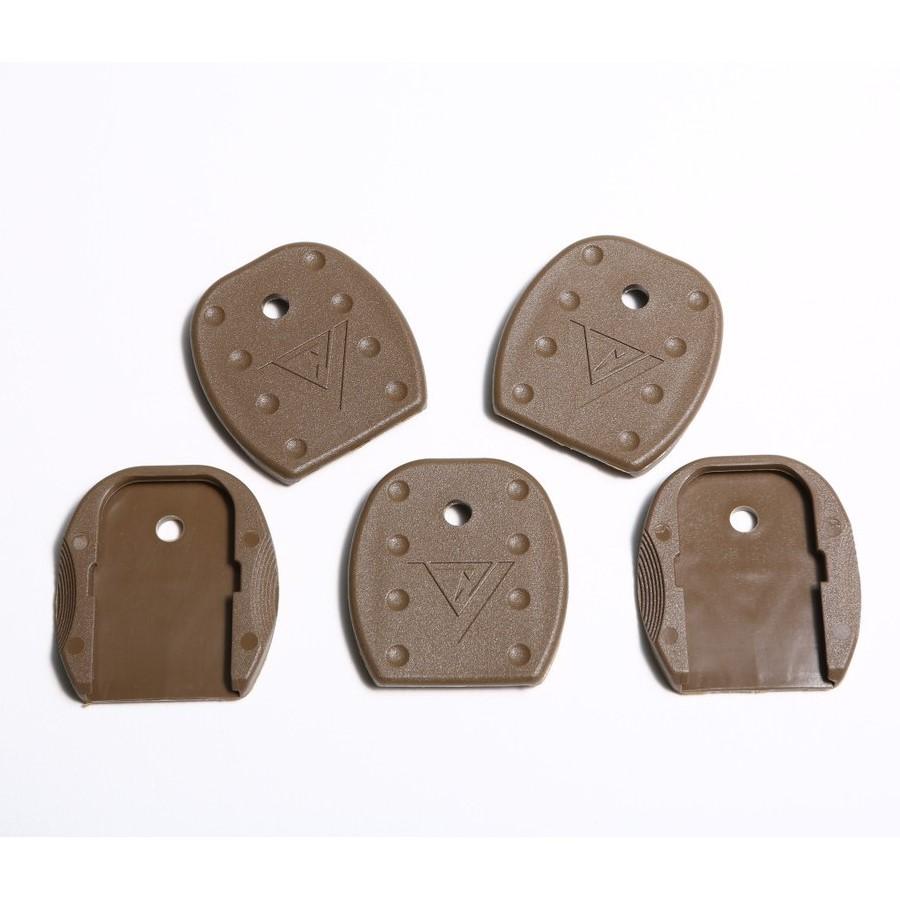 Vickers Tactical Glock Magazine Floor Plate 5 Pack Tan