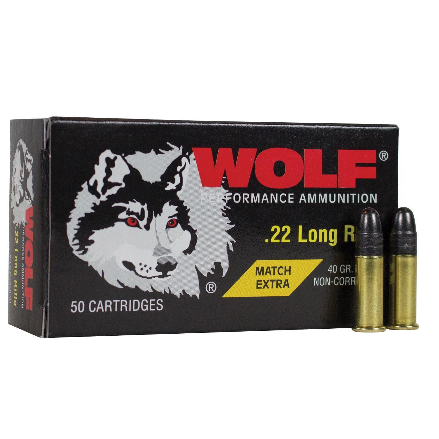 Wolf .22 Lr Match Extra 50 Rounds