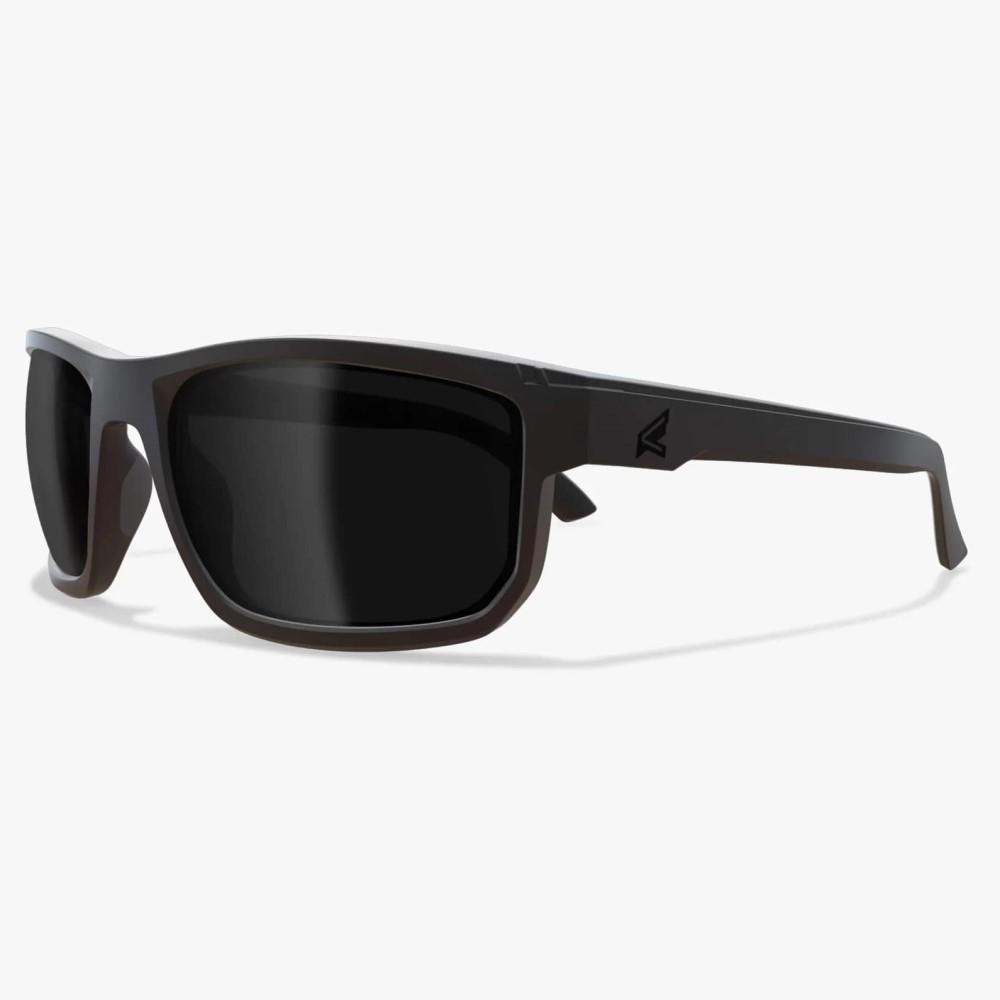 Edge Defiance Black Frame / Smoke Vapor Shield Lens Safety Glasses