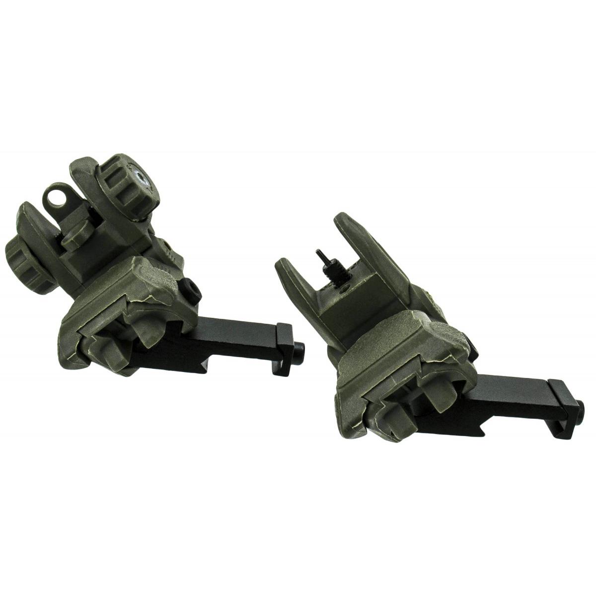 Tacfire AR15 45 Degree Polymer Flip up Sights