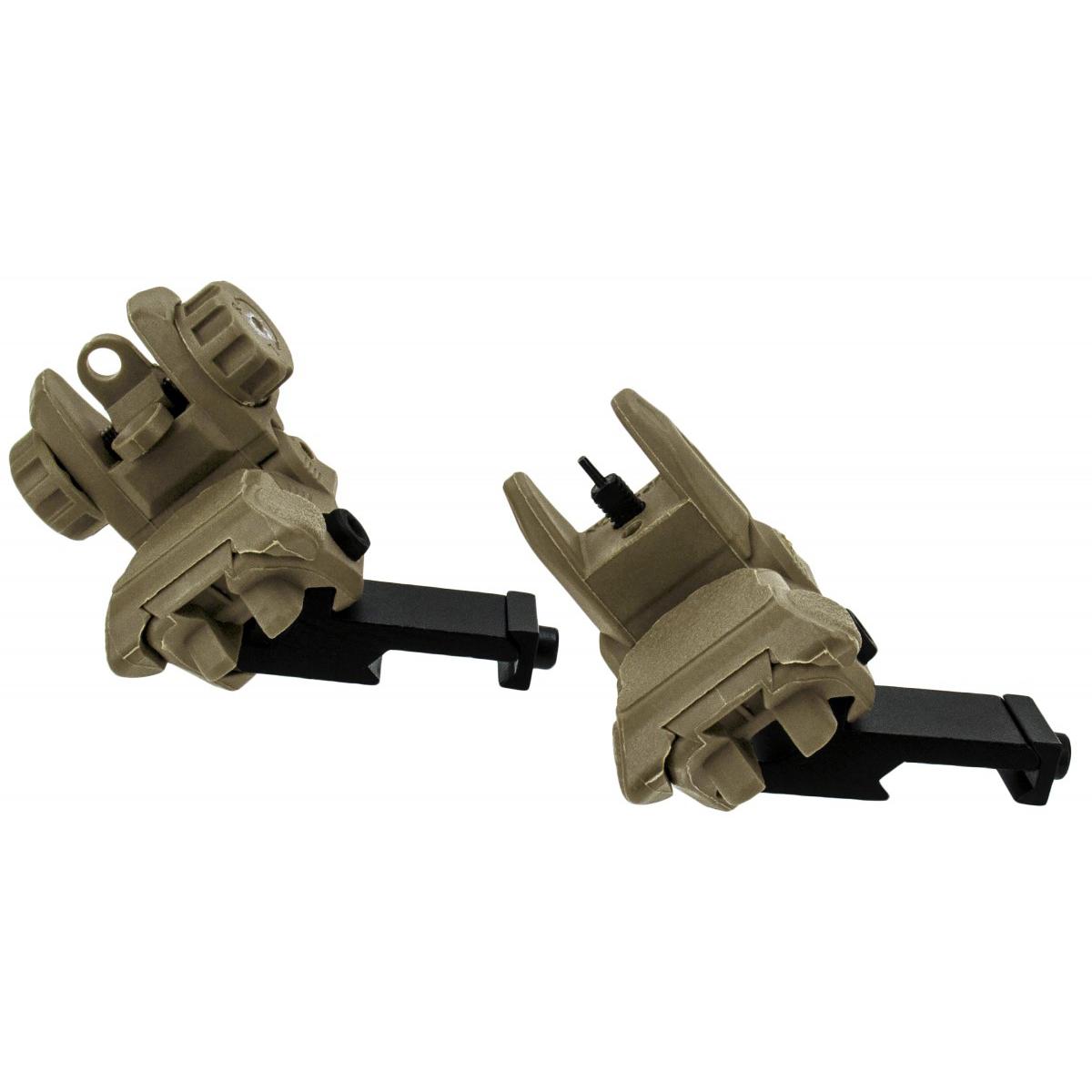 AR15 45 Degree Low Profile Polymer Flip up Sights