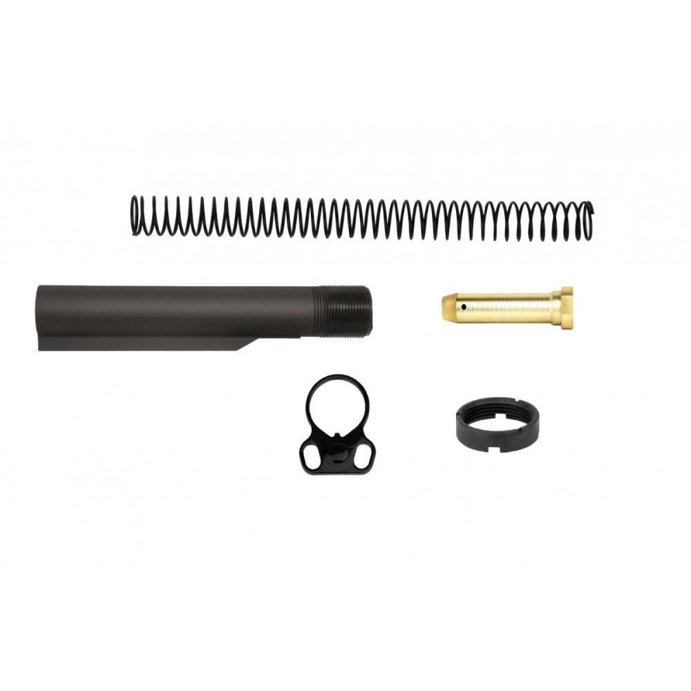 Tacfire AR15 Mil-spec Buffer Tube Kit With Dual Loop Sling Adapter
