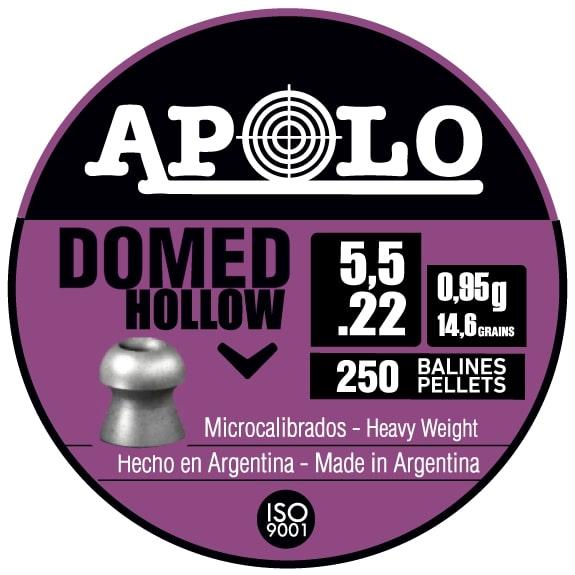 Hatsan Apolo Domed Hollow .22 Caliber 14.6 Grain 250 Count
