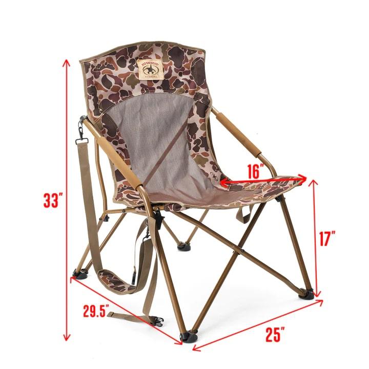 Camphunter Brown Camo Chair - Image 2