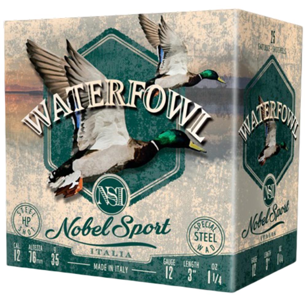 Nsi Steel Waterfowl 12 Gauge 1 1/4 Oz 2 Shot 25/RD
