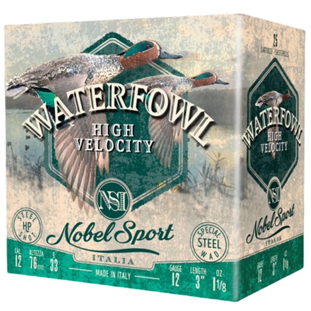 12 Gauge Steel Waterfowl High Velocity 3 1 1/8OZ 4 25/RD