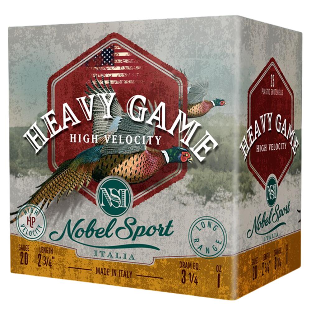 20 Gauge Heavy Game High Velocity 25/RD