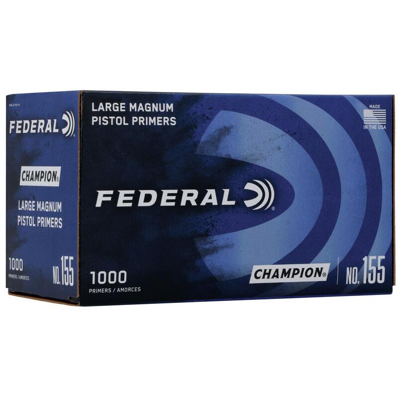 Federal Champion Centerfire Large Magnum Pistol Primer 1000CT