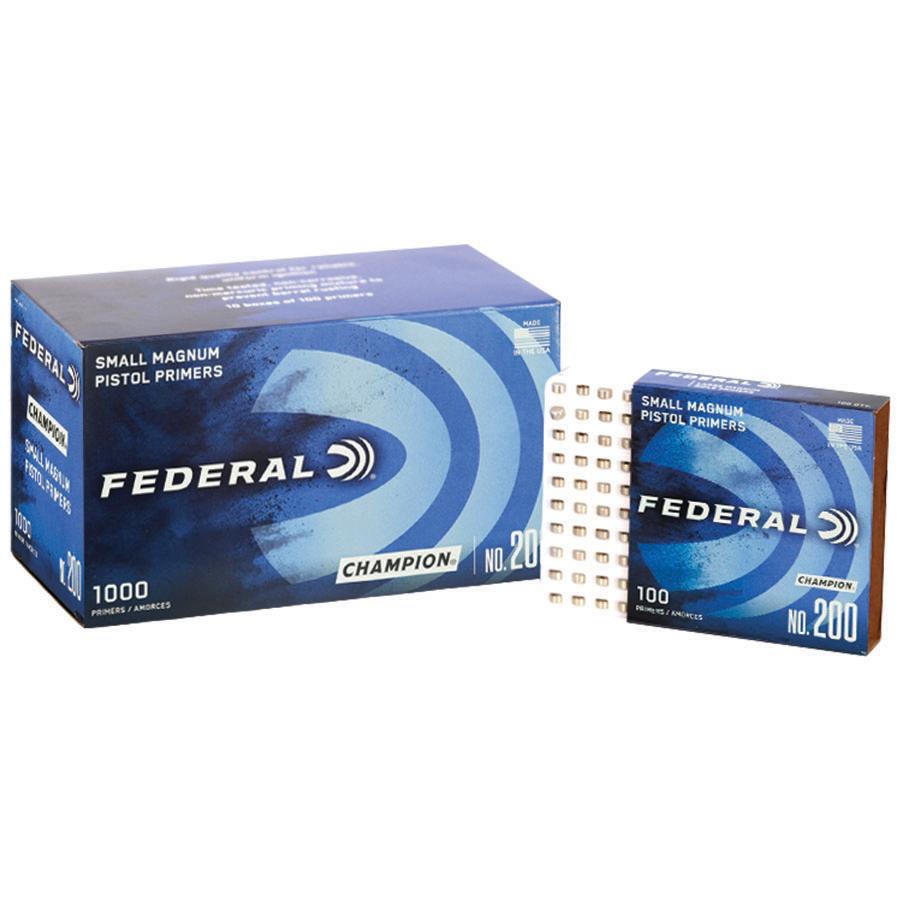 Federal Champion Small Magnum Pistol Primer 1000CT