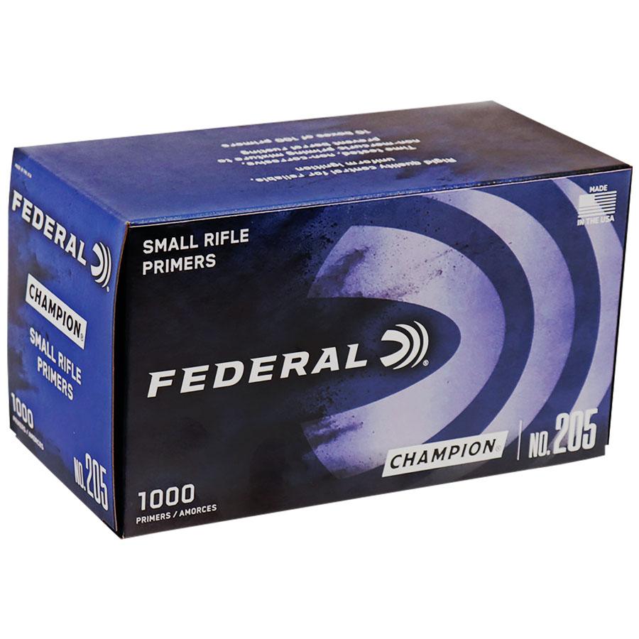 Federal Champion Small Rifle Primer 1000 Count